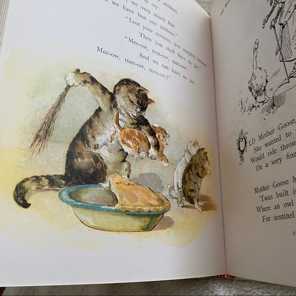 MOTHER Goose Nursery Rhymes hardcover 1987 - Picture 3 of 9